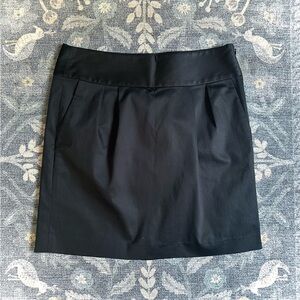 Banana Republic Black Mini front pleats Skirt